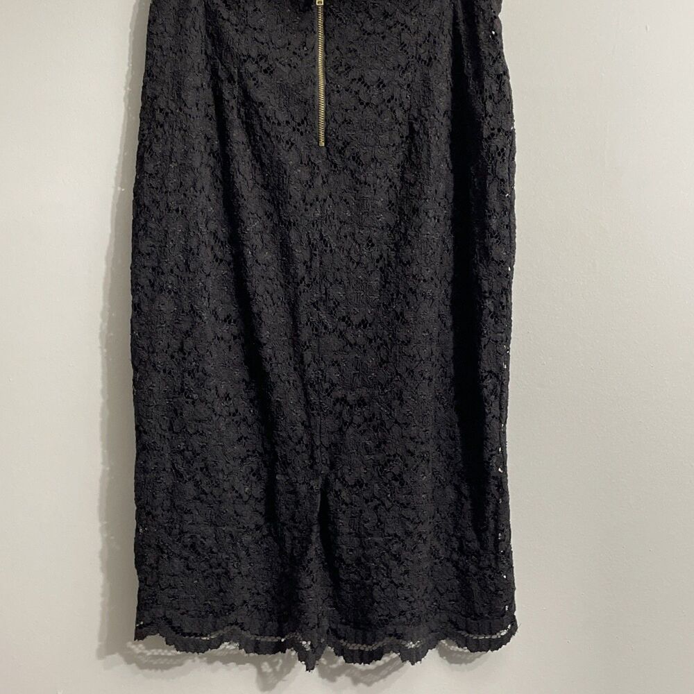 Worthington Women’s Black Lace Pencil Skirt Size 4 Gothic Romantic Whimsigoth - Picture 2 of 9